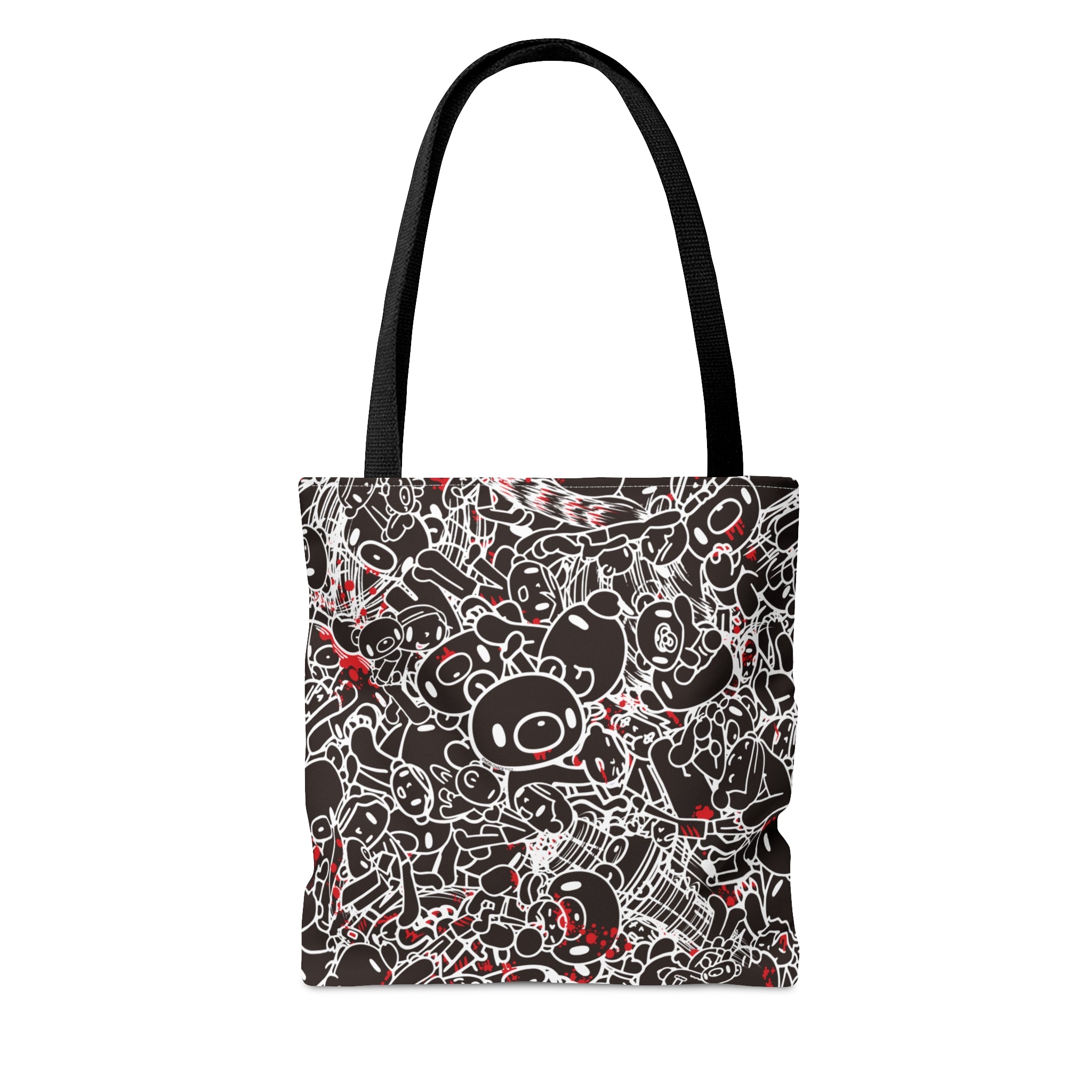 Gloomy & Pity (Black) Chaos Tile Canvas Tote Bag